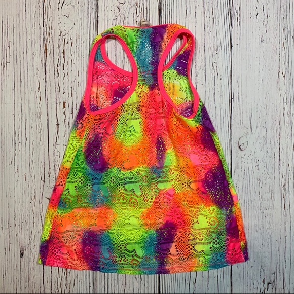 Girls Tie Dye Swimsuit and Cover up - Picture 5 of 5